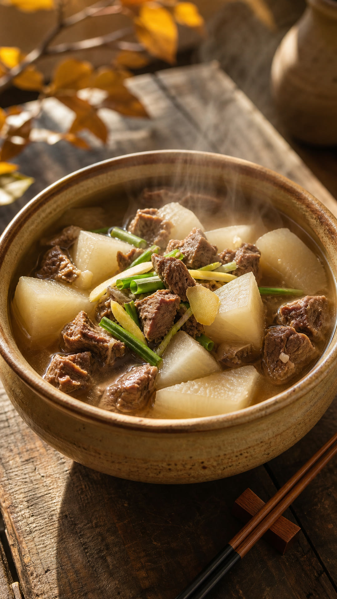 Braised Beef with Radish (Luobo Dun Niurou)