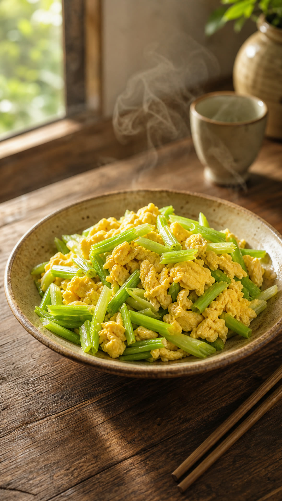 Stir-Fried Celery with Eggs