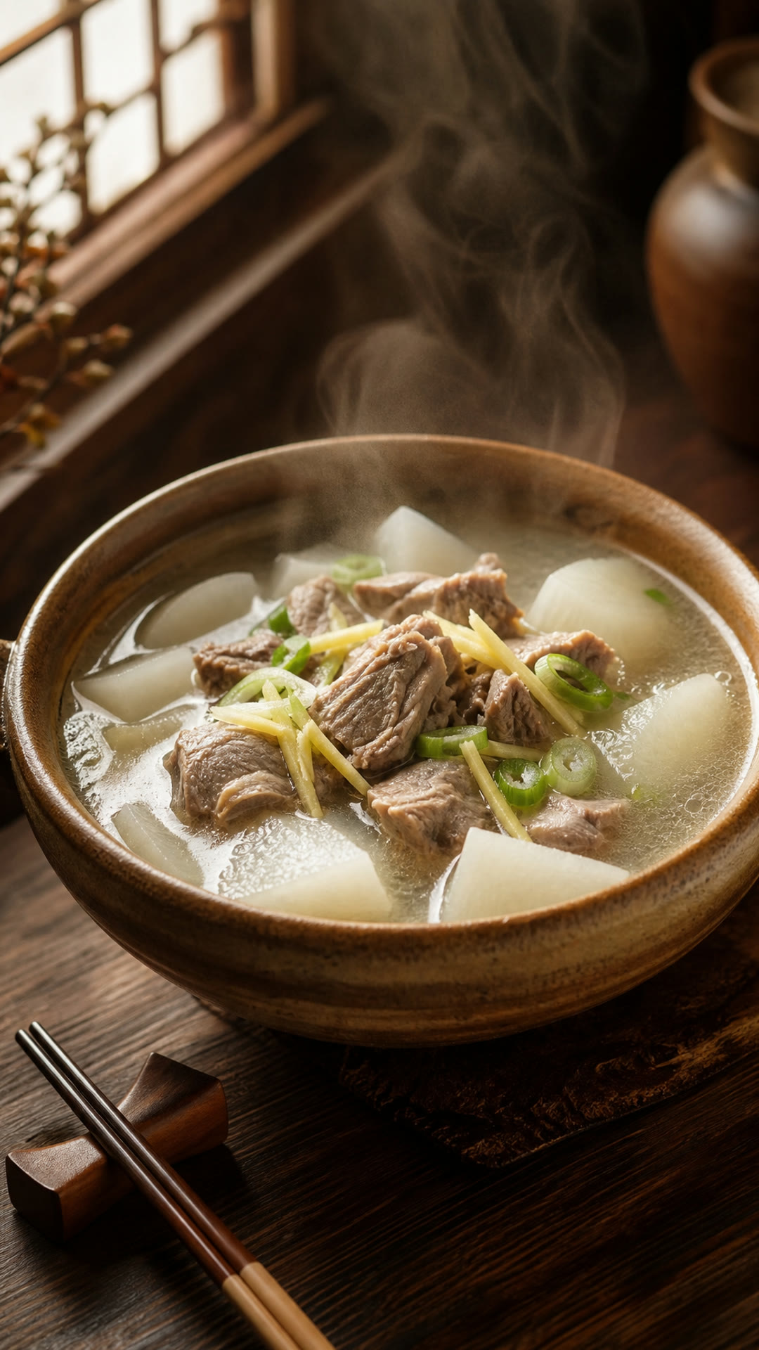 白萝卜羊肉汤
