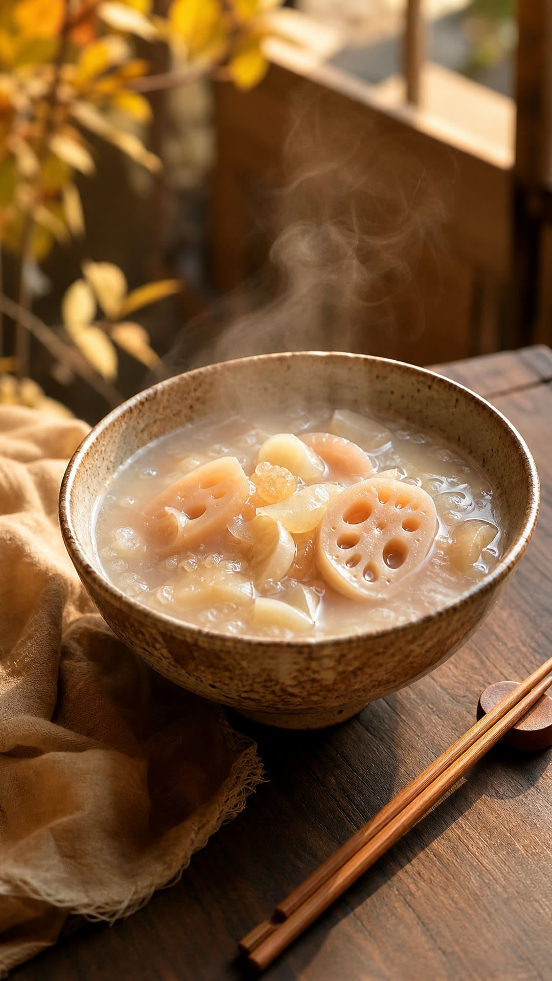 Lotus Root and Lily Bulb Sweet Soup (Lian'ou Baihe Geng)