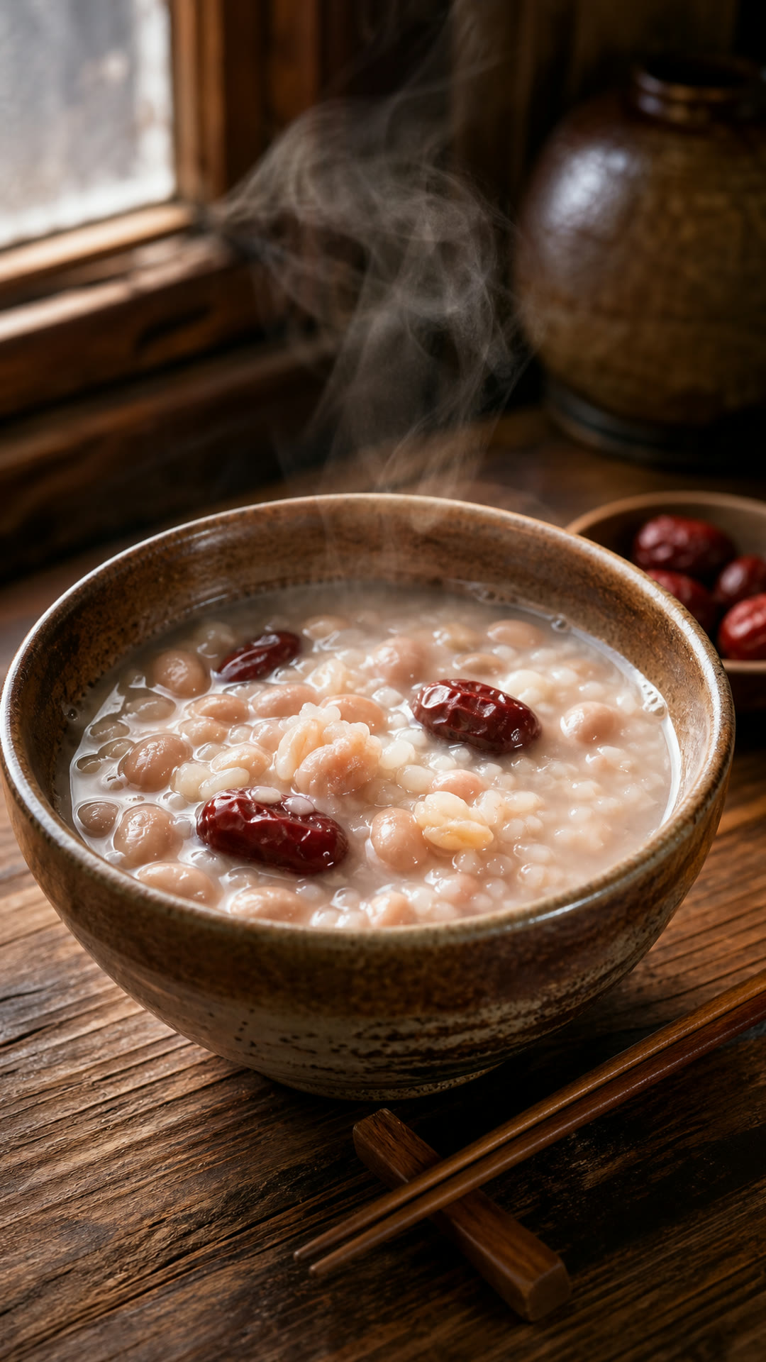 Peanut and Glutinous Rice Porridge (Huasheng Nuomi Zhou)